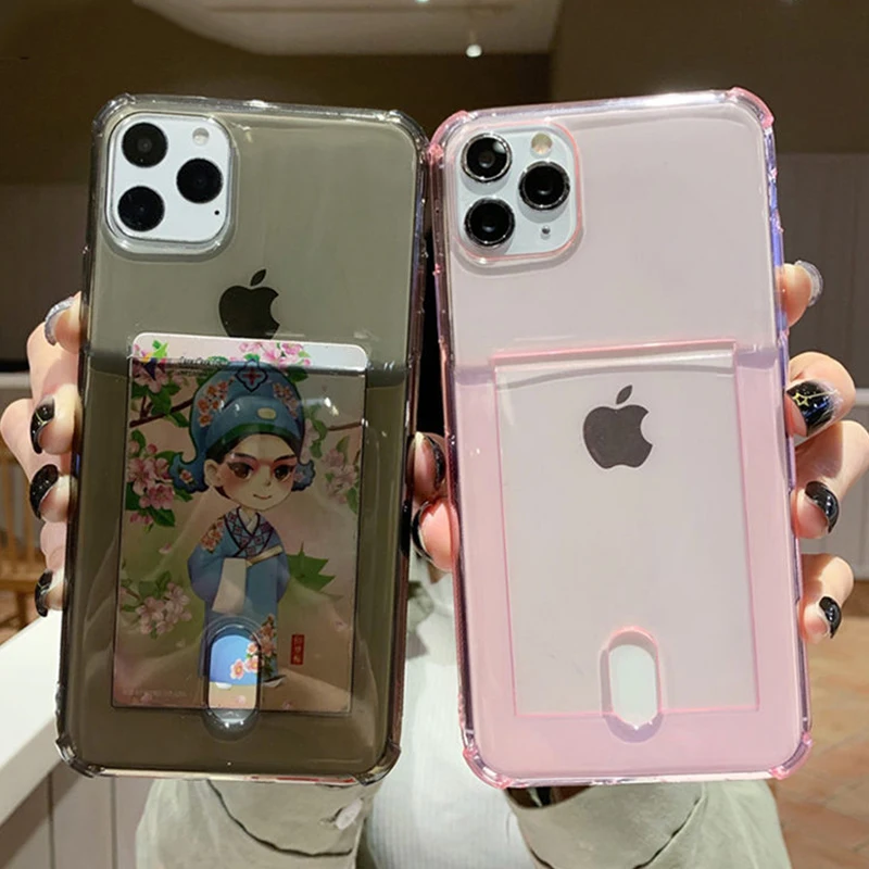 Прозрачный противоударный чехол подушка безопасности для телефона iPhone 11 11Pro Max X XR