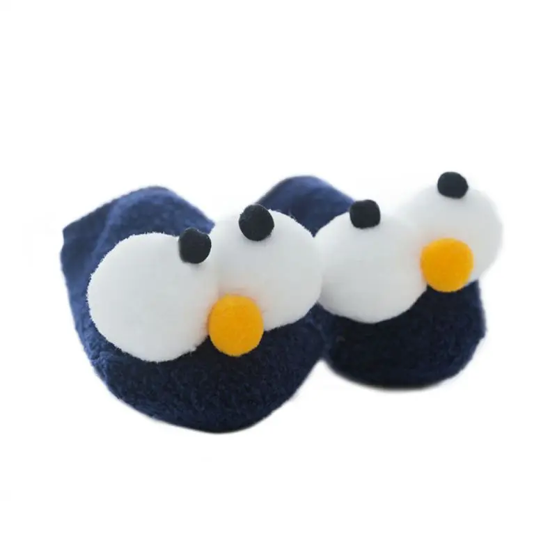 Новые детские носки тапочки хлопковые нескользящие для новорожденных Детские