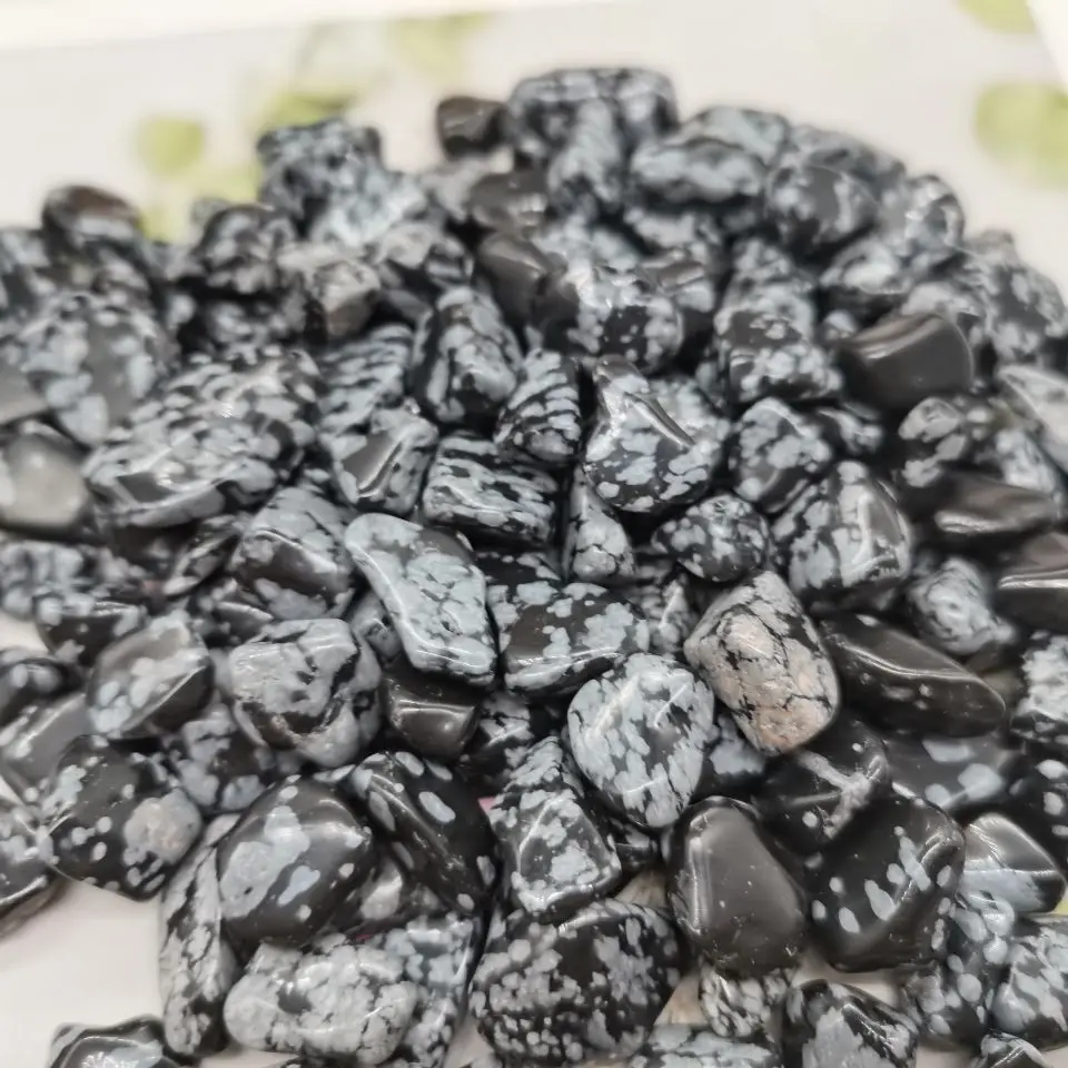 

Натуральный Снежинка обсидиановый кристалл гравий камень хрустальные камни минеральные образца натуральный VHF/UHF кристаллы кварца