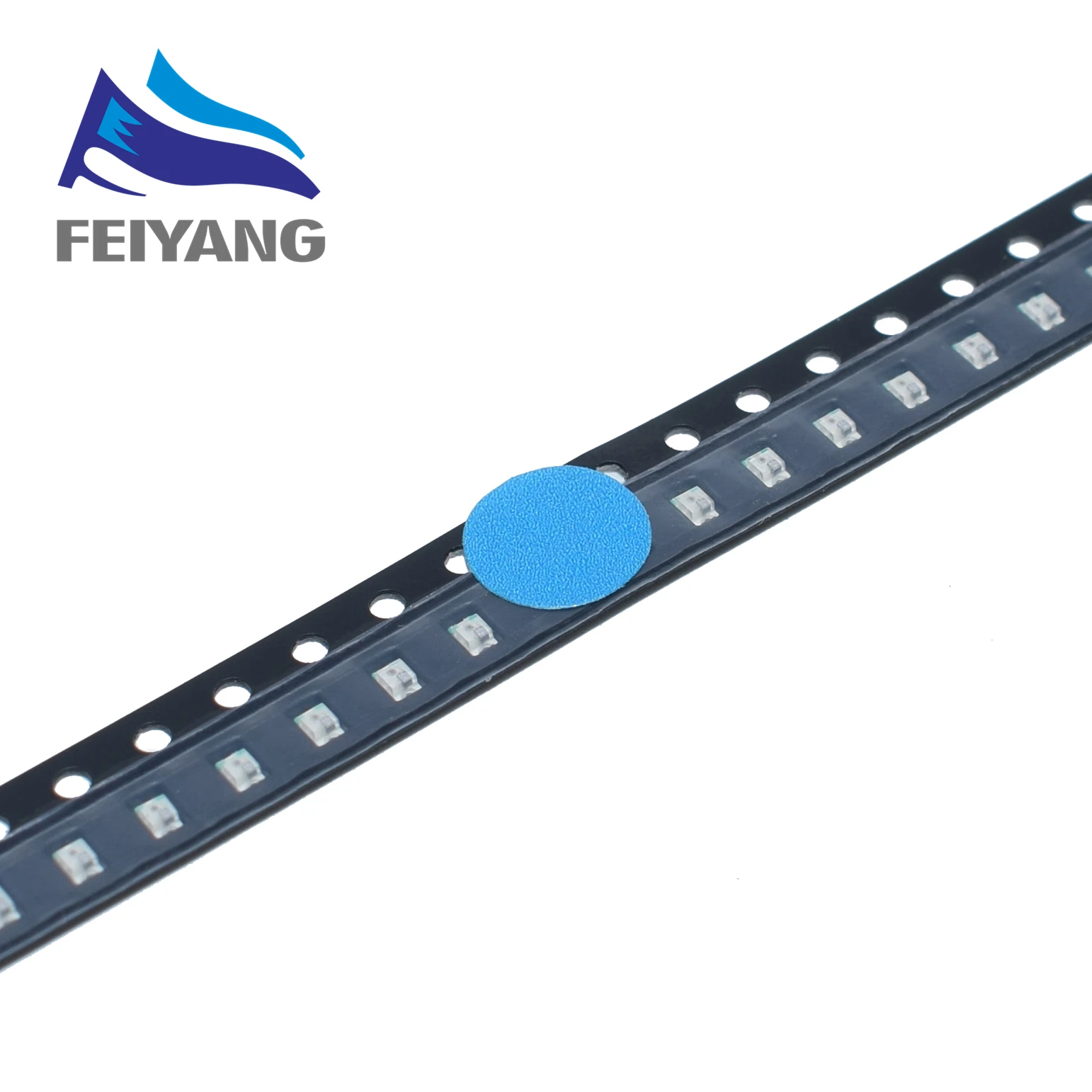 100 шт. 0805 2012 Светодиодный мерцающий диод мигающий синий Свеча светильник