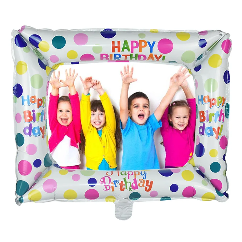 1/2 шт. фоторамка из алюминиевой фольги для детей|Воздушные шары и аксессуары| |