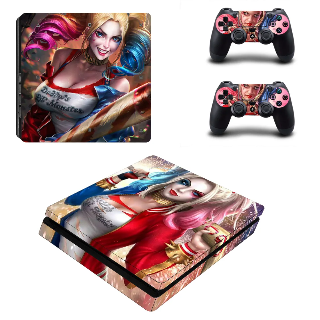 

New Film PS4 Slim Stickers Play station 4 Skin Sticker Decal Cover For PlayStation 4 PS4 Slim Consol & Controller Skins