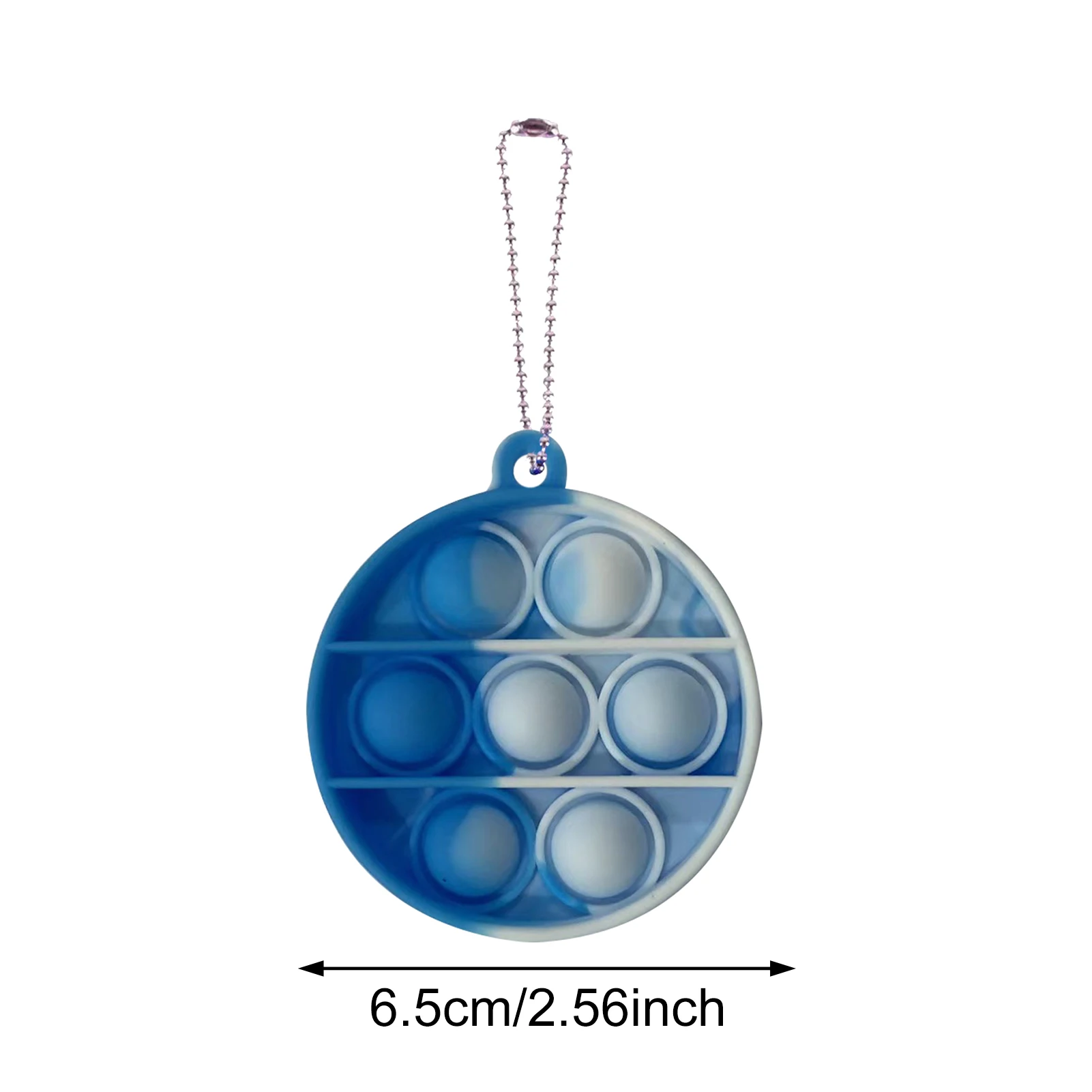 

Bubble Sensory Toys High-quality Silicone Desktop Decompression Keychain Educational Toy Stress Reliever Toys For Children