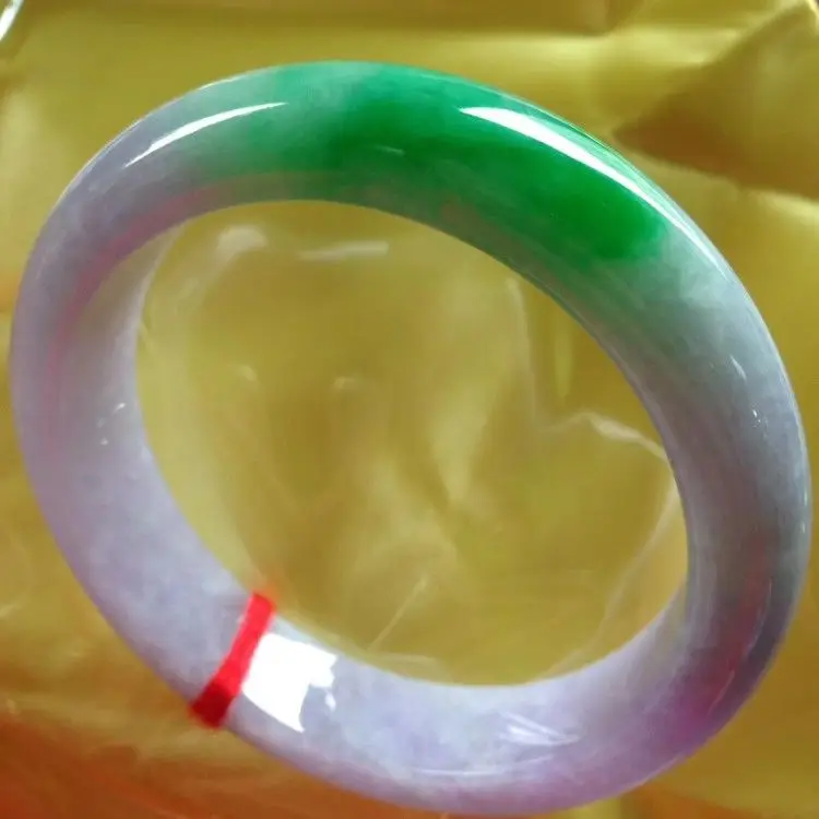 2021 ювелирные изделия натуральная бирманская фотография фиолетовый браслет 54-62