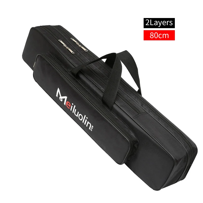 2 Layer 80cm style 2 Оксфорд Высокое качество утепленные многофункциональные Водонепроницаемый 2-3 слоя для рыбалки сумка прочная Удочка сумка для хранения XA119G - Цвет: 2 Layer 80cm style 2