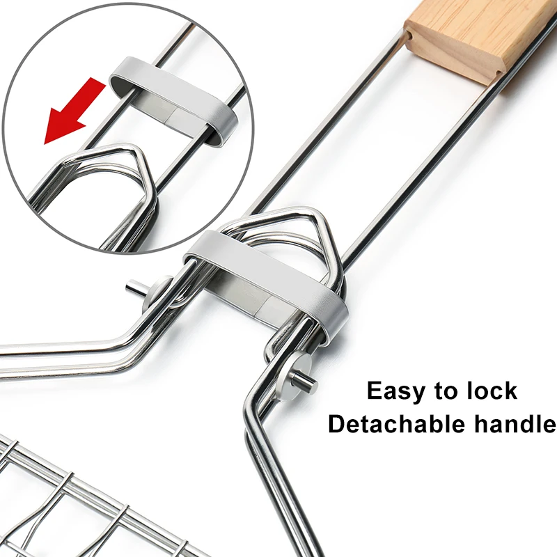 Барбекю гриль наборы корзин Нержавеющая сталь шампуры иглы Пособия по кулинарии