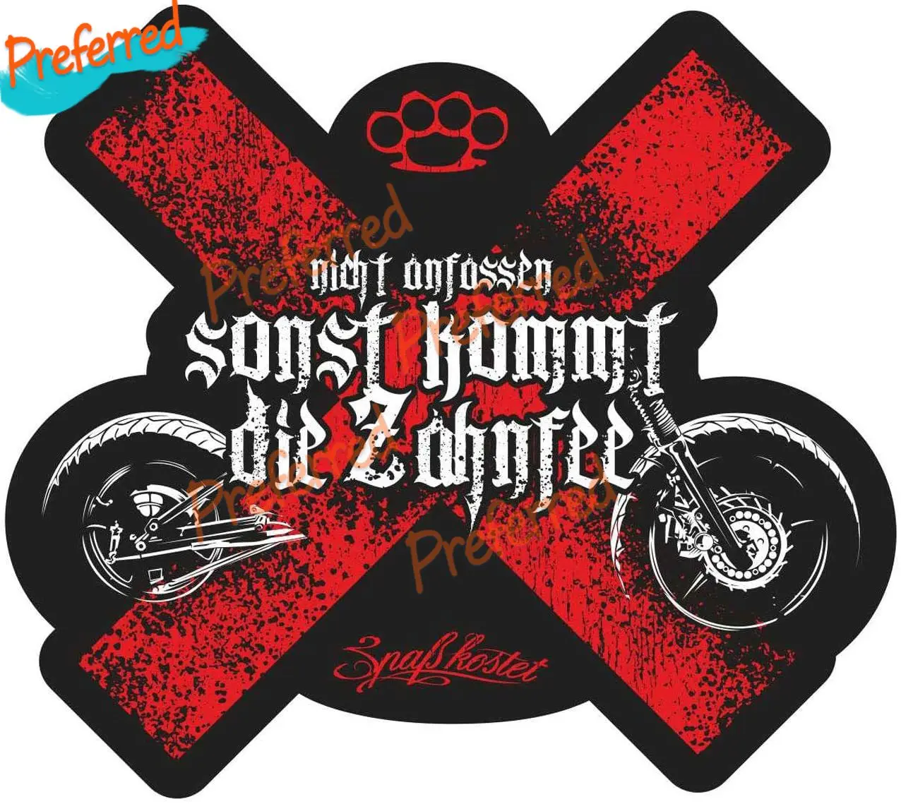 

Boutique Sticker Biker Motorcycle Saying Tooth Fairy Car Sticker Decal Decoration for Your Car Laptops Racing Helmet Trunk Wall