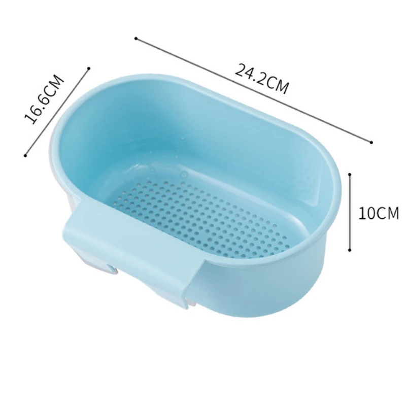 

Colander Dish Drainer Strainer Fruit Vegetable Washing Basket Silicone Colander Adjustable Drainer Kitchen Tools Racks Holders