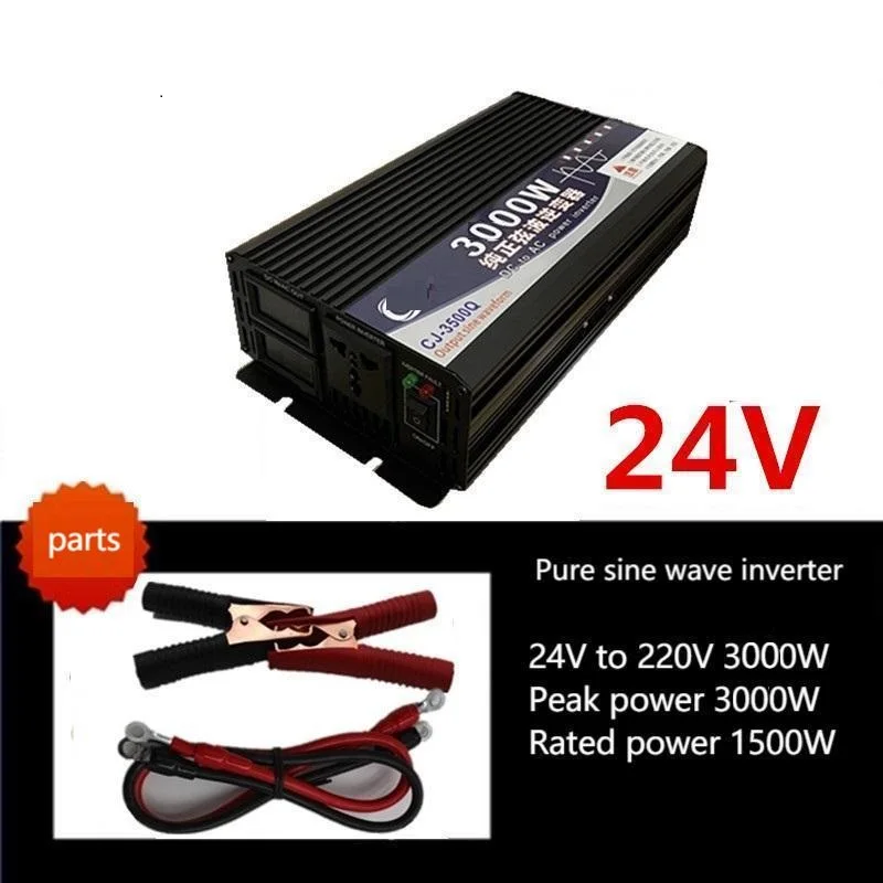 Инвертор полной мощности 6000 Вт немодулированная Синусоидальная волна от 12 В 24 до
