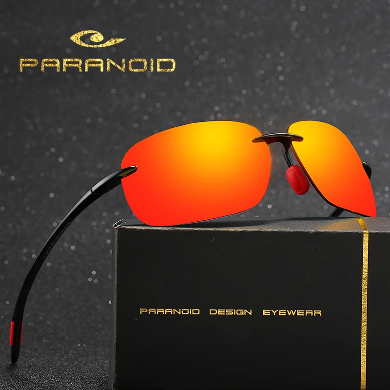 

PARANOID Vintage Sunglasses UV400 Men's Sun Glasses For Men Driving Black Goggles Oculos Male 8 Colors Model 8511 P8511