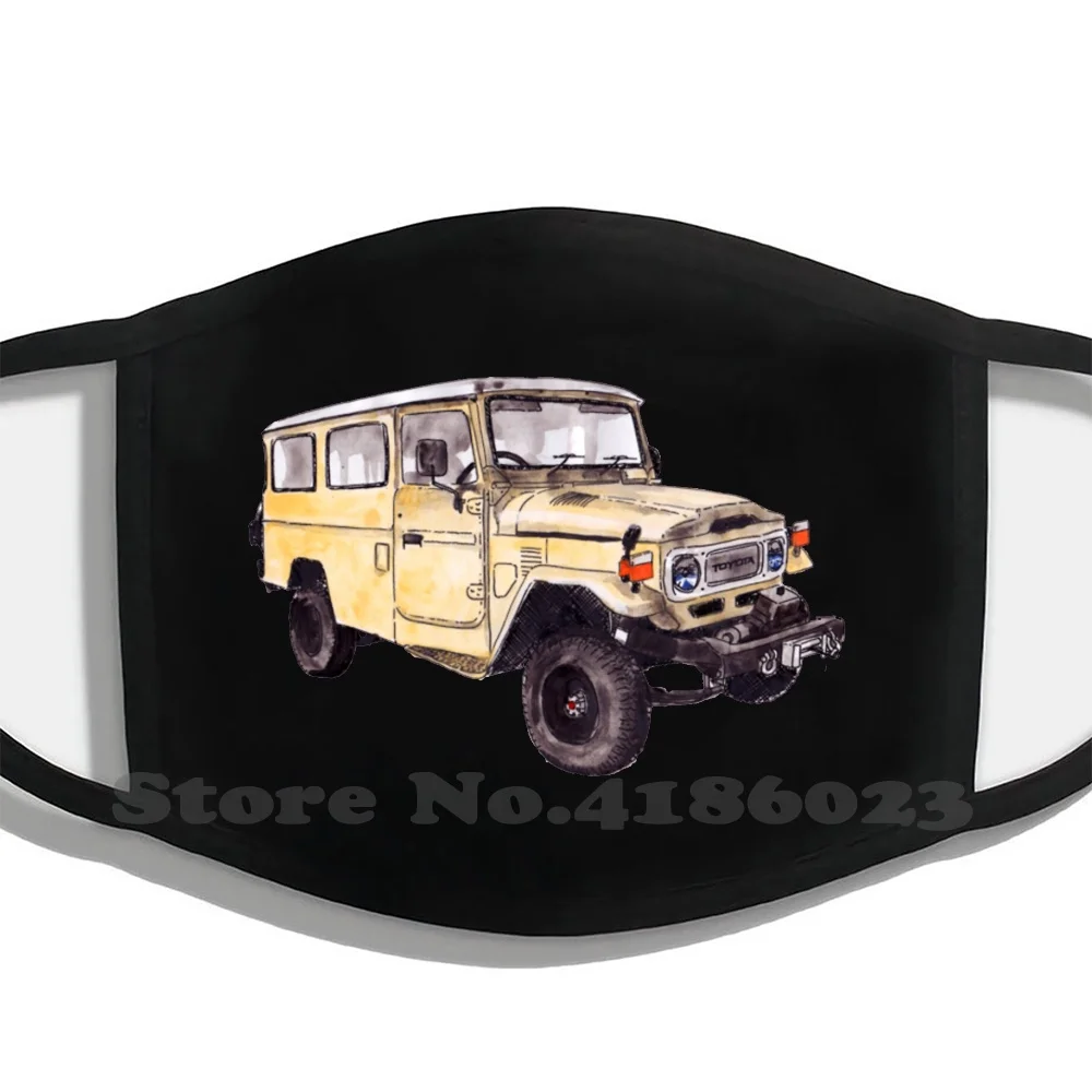 1983 Fj45 Toyota Landcruiser Troopcarrier забавная крутая хлопковая маска Troopy Australia Troopie 40 |