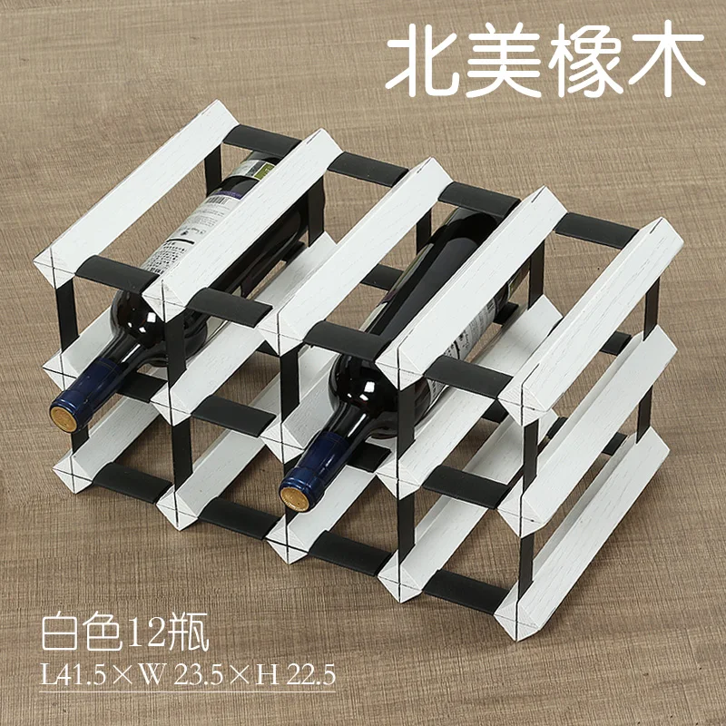 Полка для вина из дуба декоративная бутылка дома ресторана креативная витрина