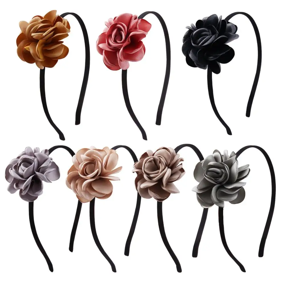 Новинка 2019 года повязка на голову для девочек цветочный ободок с розами семейный