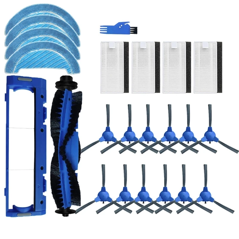 

2021 Replacement HEPA Filter Main Roller Brush Mop Cloth Rags Side Brushes for Conga 1090 Robot Vacuum Cleaner Parts Accessories
