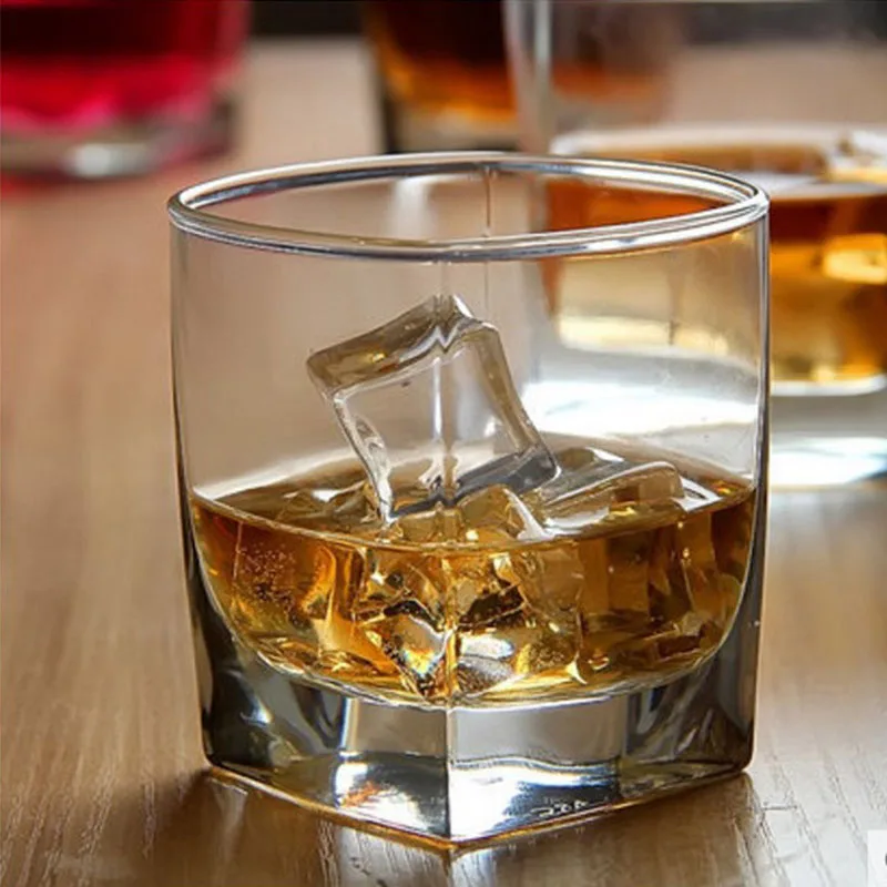 Transparent Glass Cup for Whiskey Wine Vodka Bar Club Beer Mug Drinkware Gifts | Дом и сад