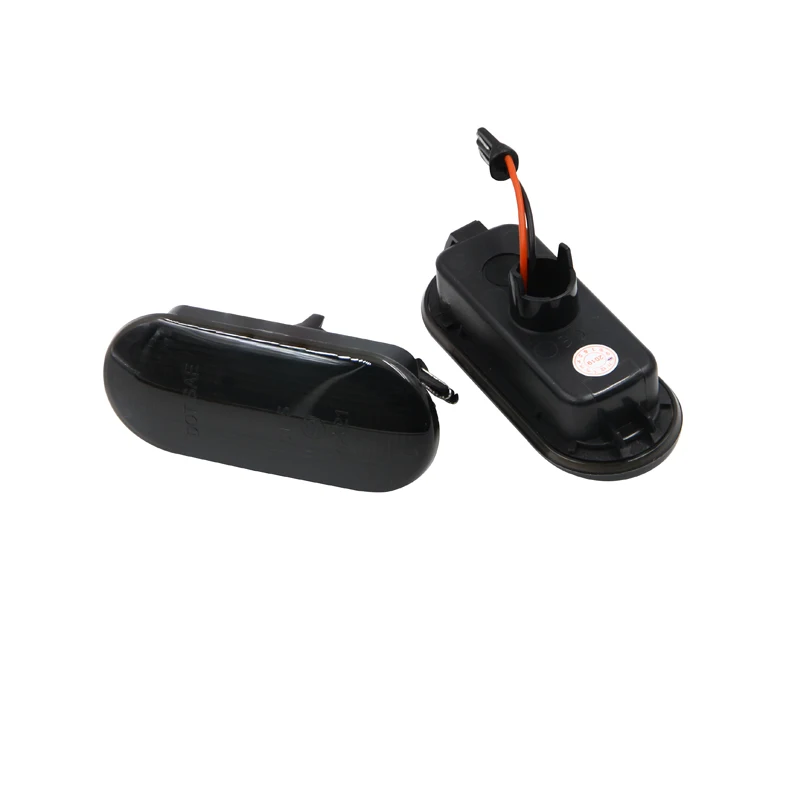 

2PCs Front Smoked Amber Led Side Marker Lights For Ford Fusion 02-12 Fiesta MK6 Focus MK2 C-Max Galaxy
