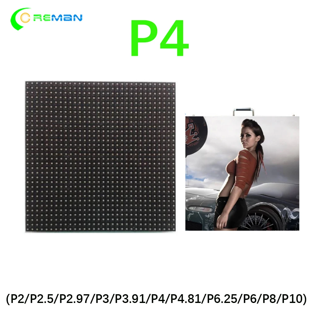 Светодиодная видеоматрица p4 светодиодный модуль 128 мм x плата модуля