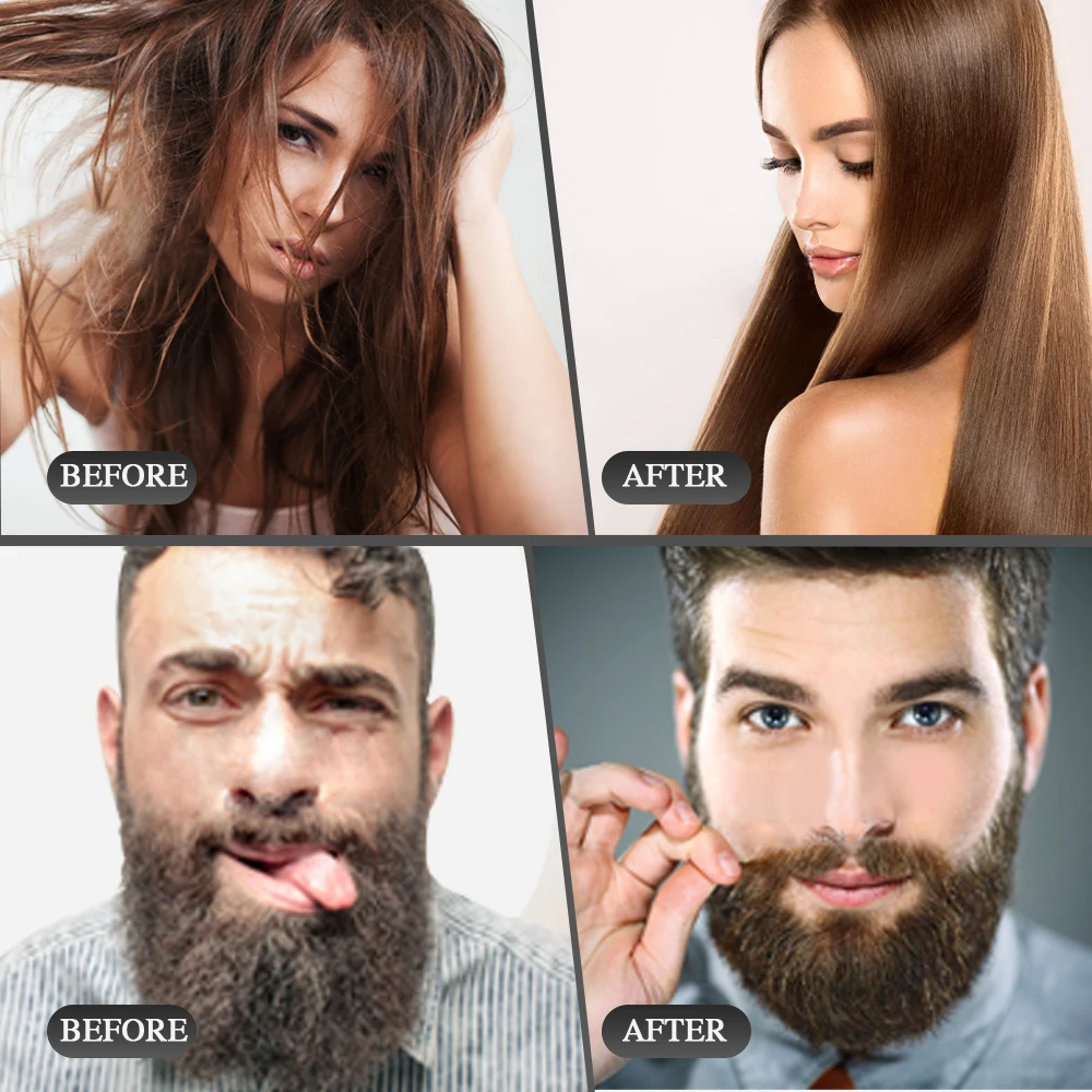 

Hair Straightener Multifunctional Straightening Irons Professional Tourmaline Ceramic Hair Curler Salon Comb Hot-Air Brush Tools