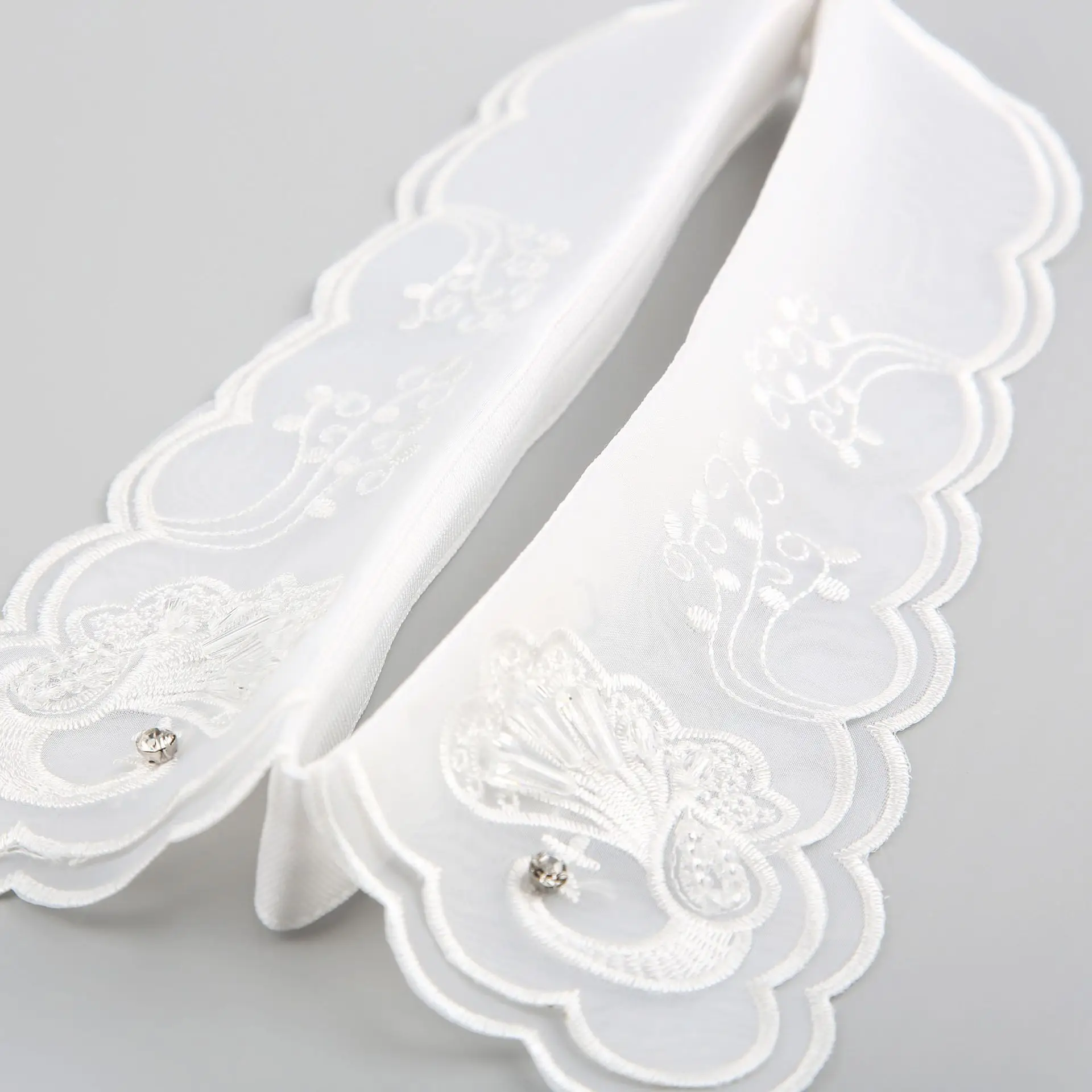 Linbaiway Для женщин из кружева с цветочным узором и вышивкой Ложные воротнички