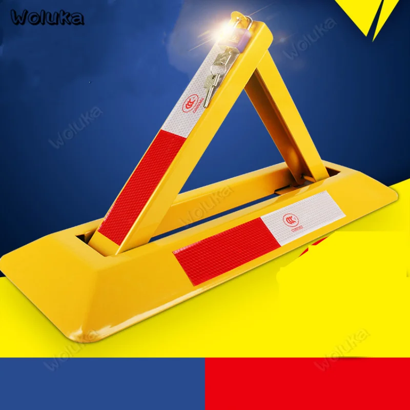 Car Thick Triangle occupancy parking pile position lock anti-collision kst special punch-free Upgrade one-piece CD50 Q01 | Автомобили и