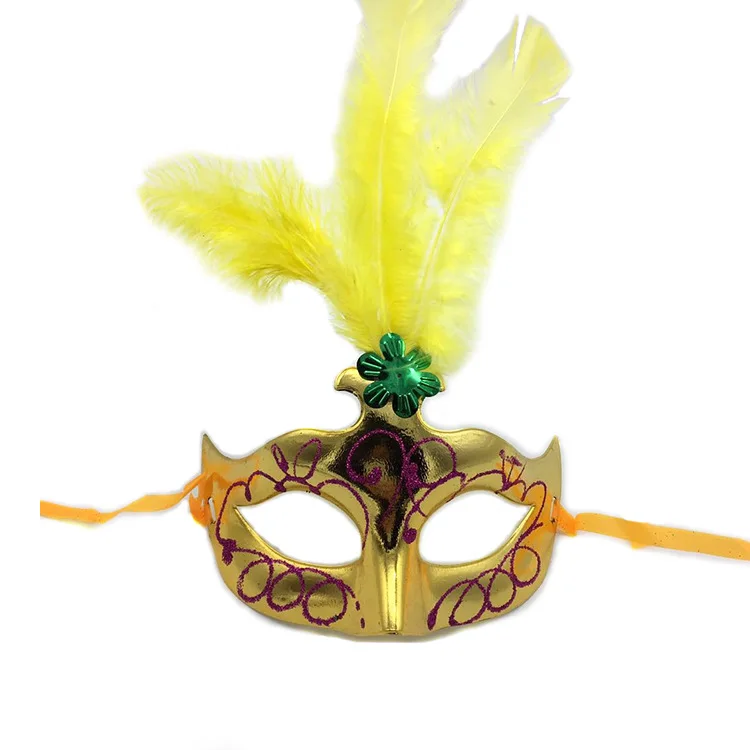 1 шт. пластиковые перьевые маски для представлений|Аксессуары костюмов| |