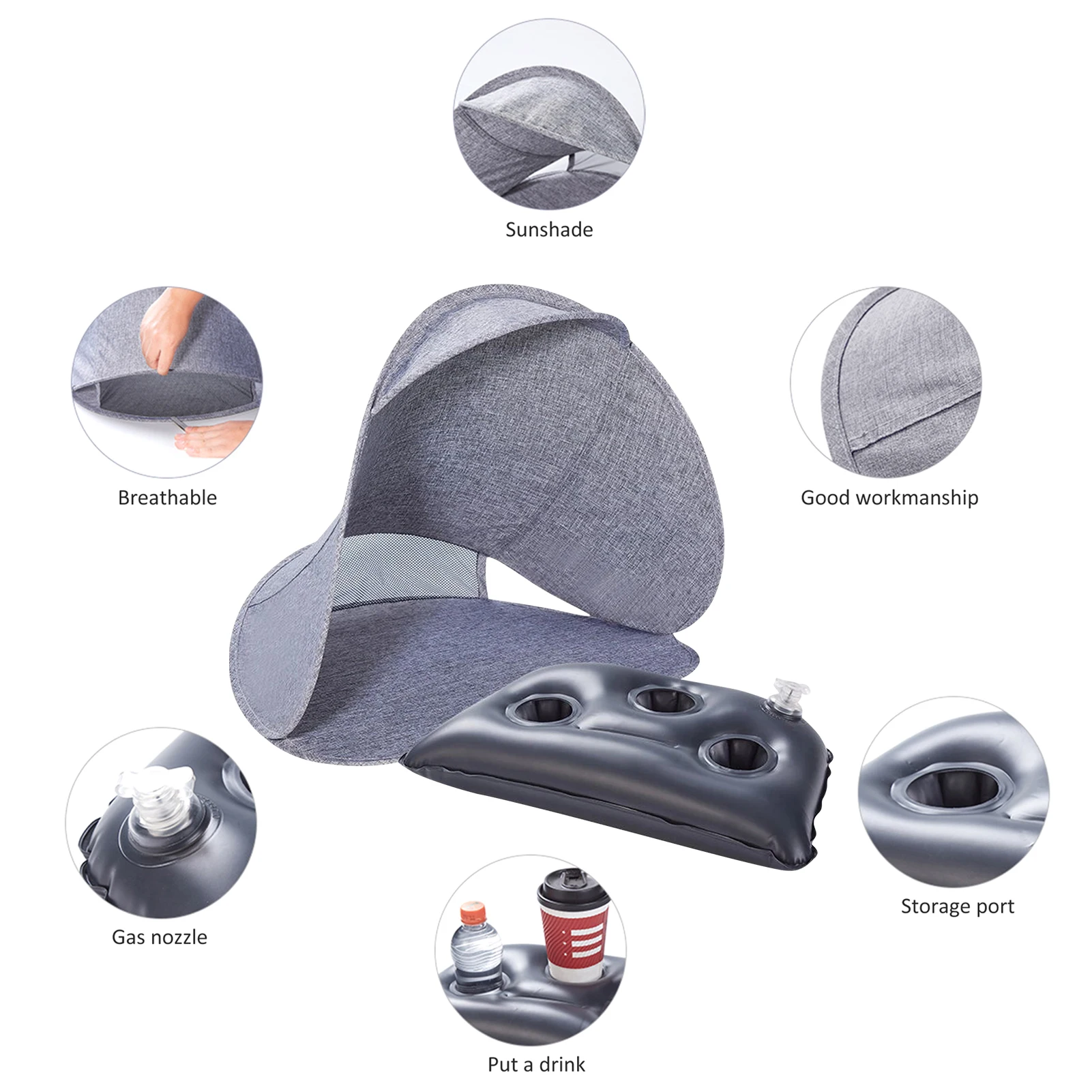 Автоматическая Пляжная палатка складной тент с защитой от УФ лучей для плавания