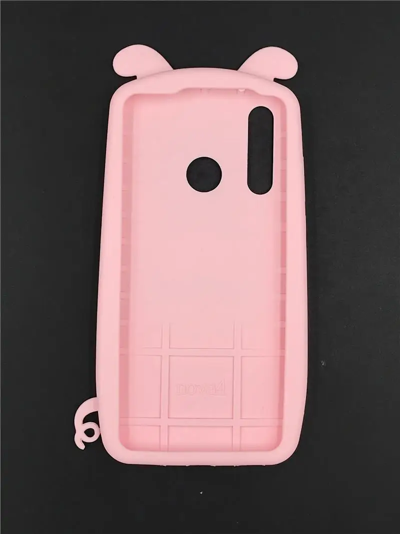 

For huawei nova 4 3D Cartoon Pink pig Silicone Phone Case For huawei nova 4 nova4 Phone Cases Silicon Gell Phone case