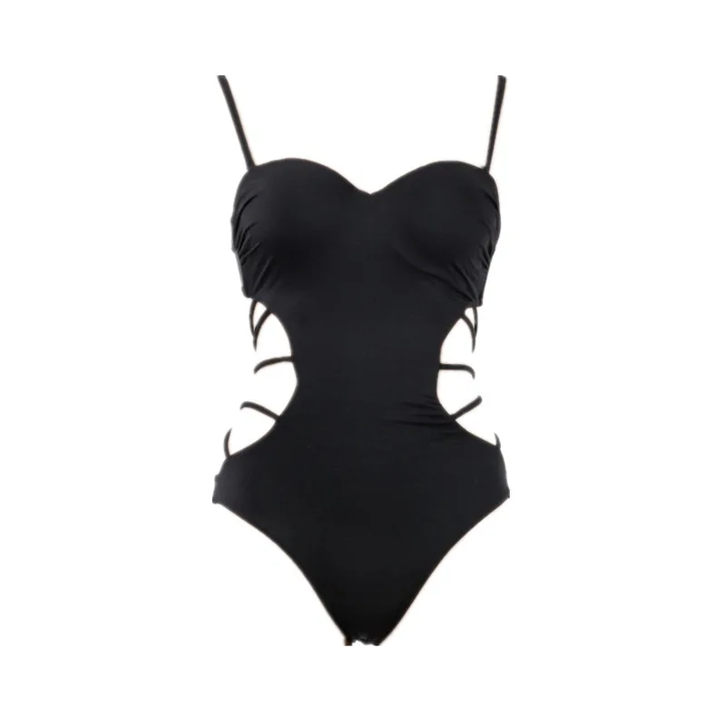 Женский сплошной купальный костюм бандажный женский пляжная одежда с юбкой