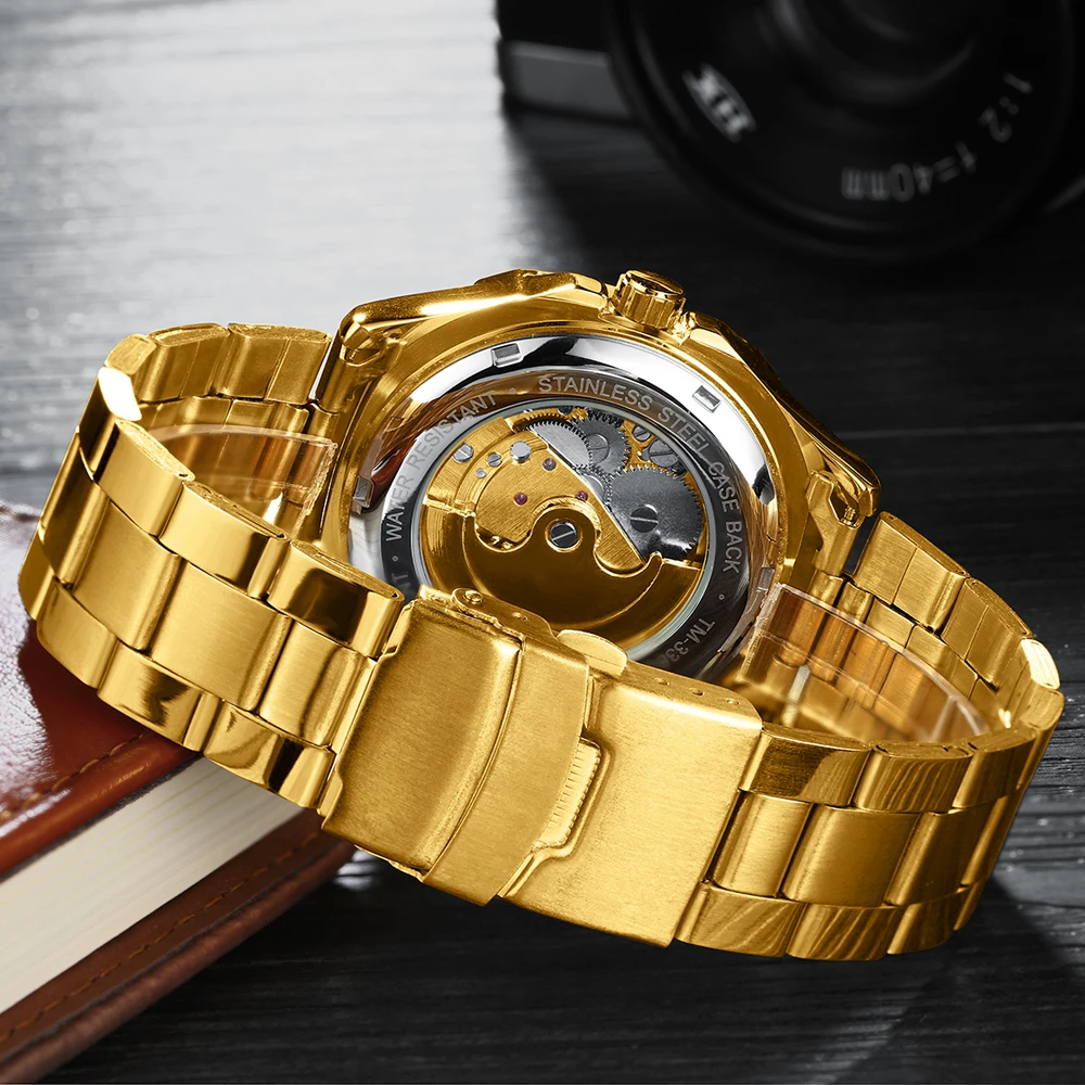 Часы Мужские автоматические механические часы Роскошные модные спортивные из