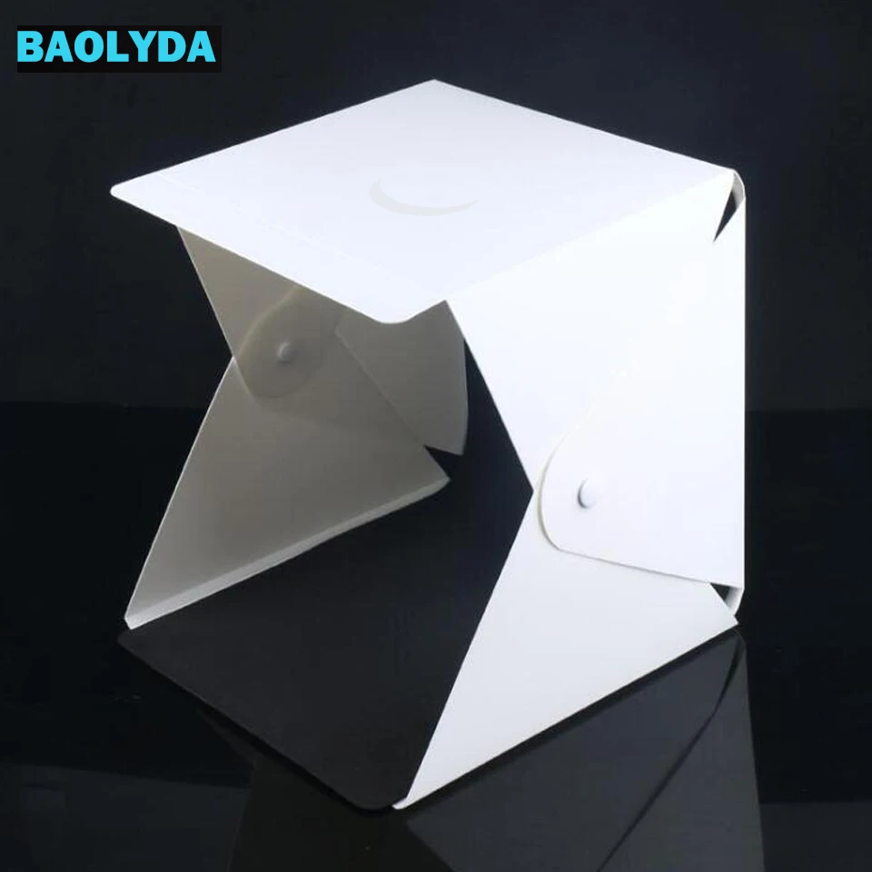 Baolyda фотография световая коробка фотостудия 40 см мягкая коробка освещение студия фоны Fotografia лайтбокс 70LED бусины 40*40 см