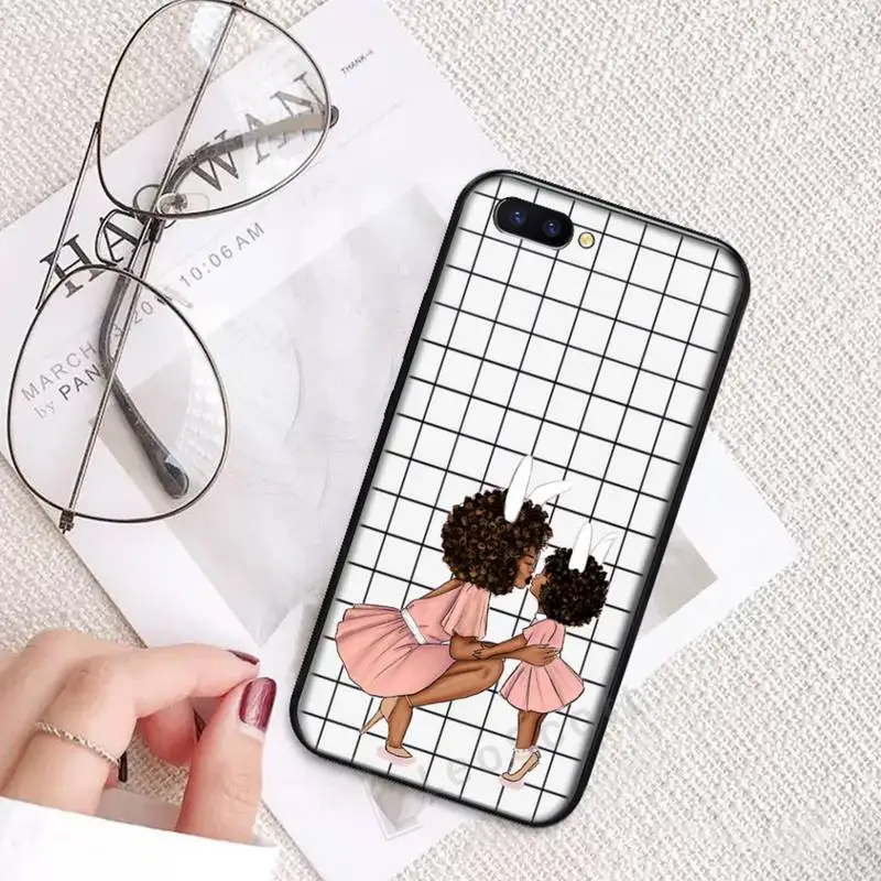 

Mom baby grid Phone Case For OPPO R9 R11 R15 R17 RENO Realme S PLUS Normal 2z 3 5 C2 pro