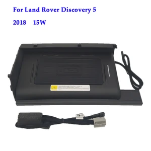 wireless charger for land rover discovery 5 2018 special qi phone fast charging panel car accessories 15w left driving charge free global shipping