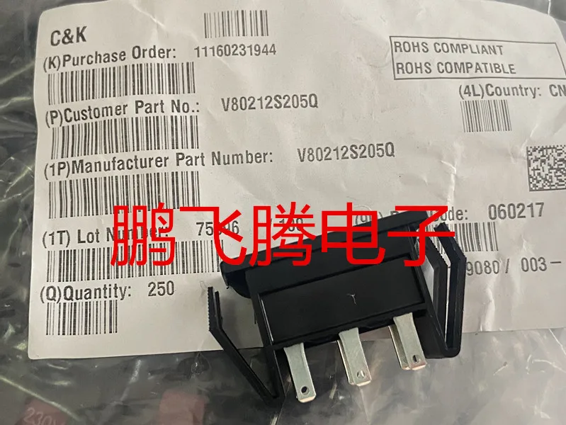 1 шт. V80212S205Q тумблер 6 футов 2 передачи напряжения 115-230 переключатель выбора 10А (art.: 3920cf5eeface) - 3920cf5eeface