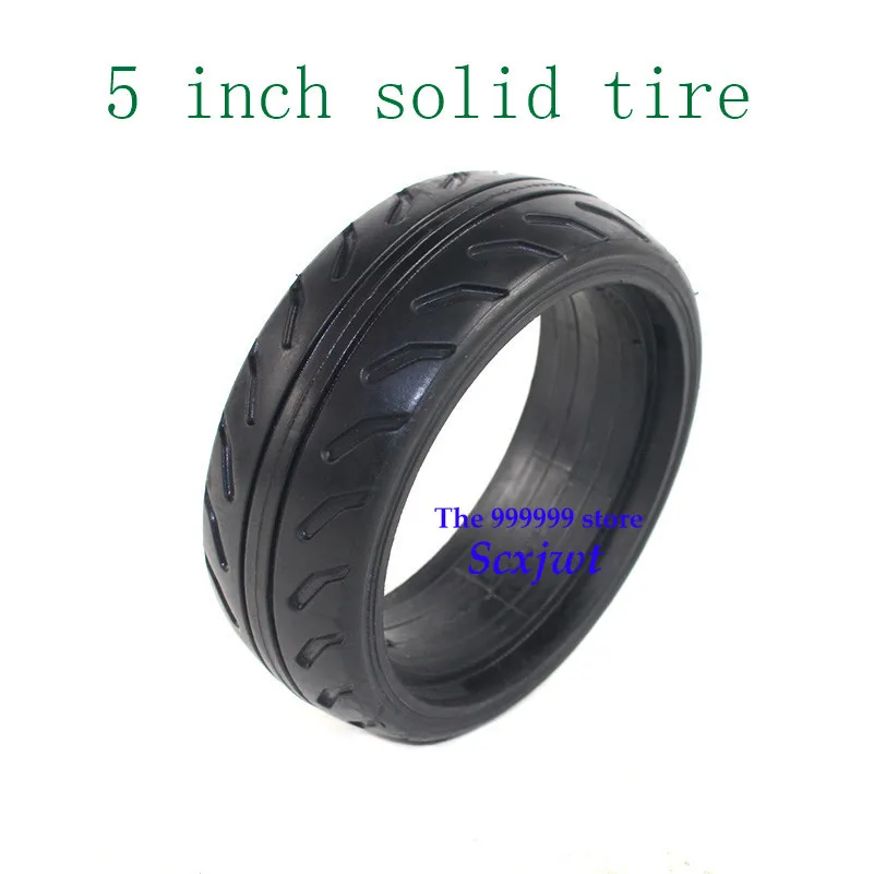 5 дюймов твердые шины для качающаяся автомашина электрический скейтборд тележка