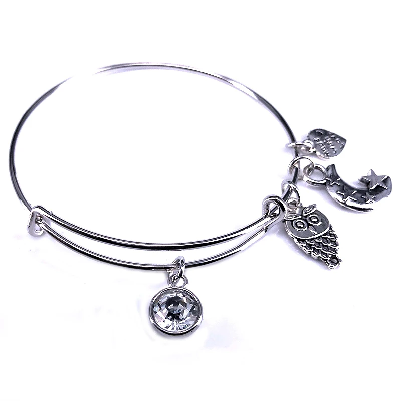 Горячая Распродажа 12 стилей красочный браслет по месяцу рождения регулируемый