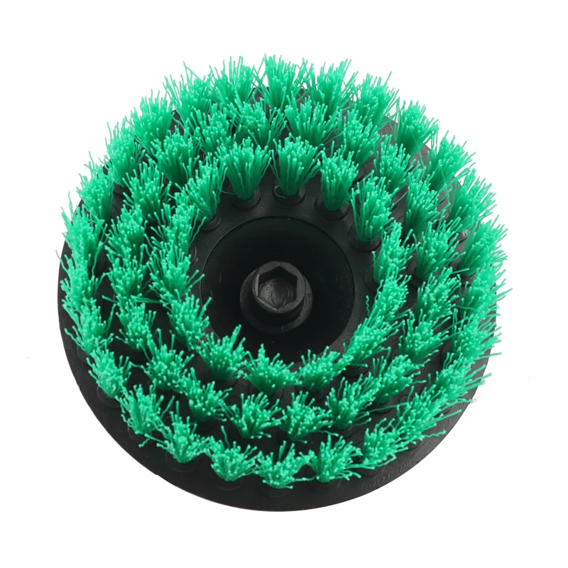 

2/3.5/4/5'' Electric Scrubber Brush Drill Brush Kit Plastic Round Cleaning Brush Tool for Carpet Glass Car Tires Nylon Brushes