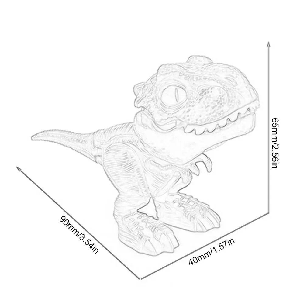 

Finger Dinosaur Toy Creative Tyrannosaurus Model Dinosaur Toy Children's Gifts Collectibles For Display