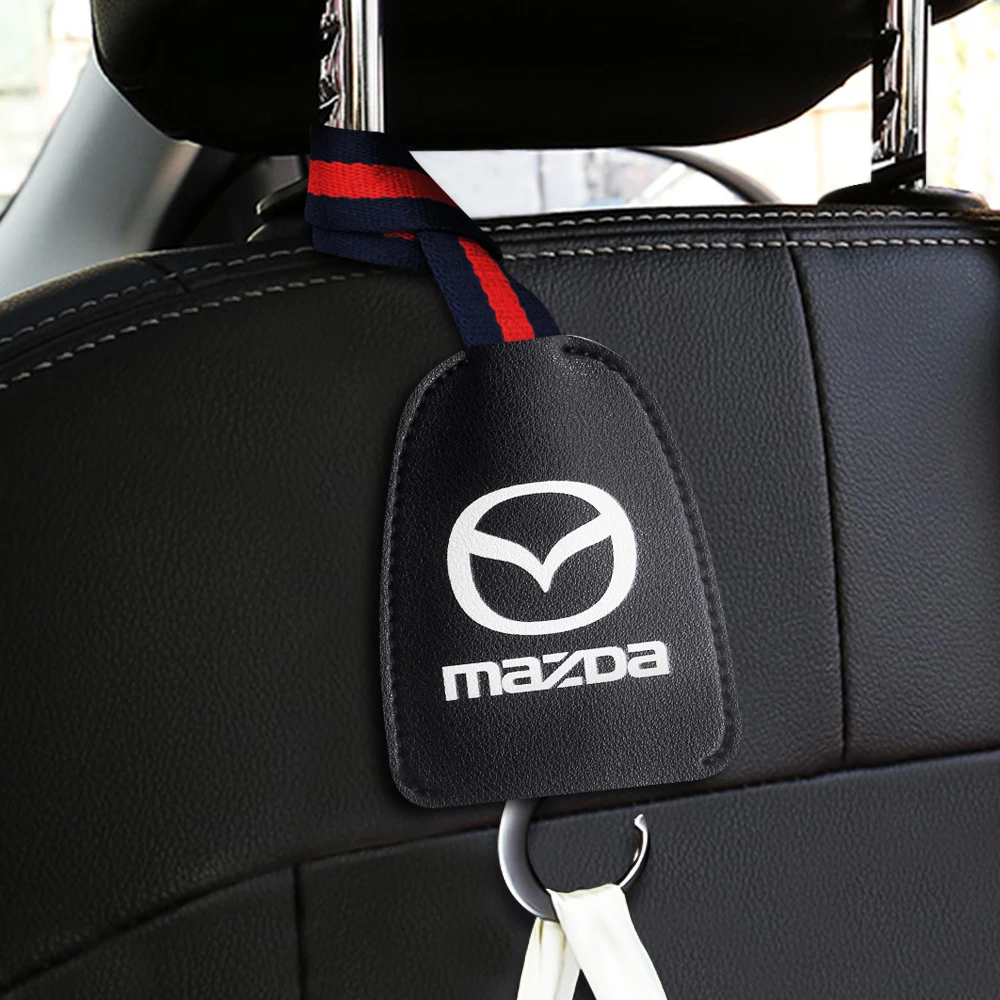 

Universal Car Headrest Back Seat Hook Hanger Multi-function Storage Ornament For Mazda ATENZA Axela 5 6 323 626 RX8 CX6 CX-5 CX4
