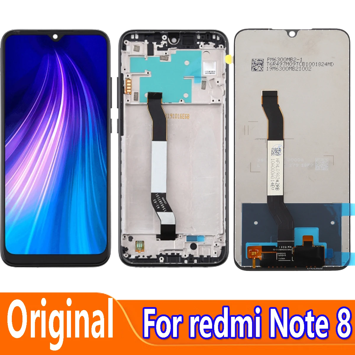 

Original Display Replace 6.3" For Xiaomi Redmi Note 8 M1908C3JH M1908C3JG M1908C3JI LCD Touch Screen Digitizer Assemby