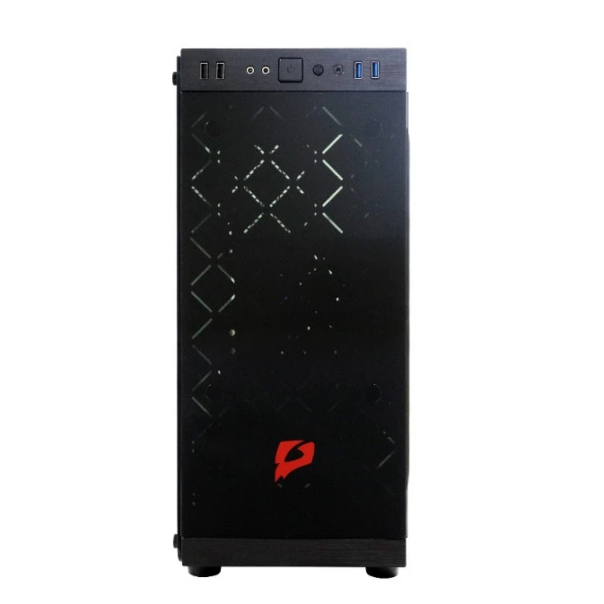 Компьютерный корпус e2e4 UltimateGamer GC 03 Tempered Glass ATX Midi Tower 2xUSB 3.0 черный Без БП (OT B)|Корпуса