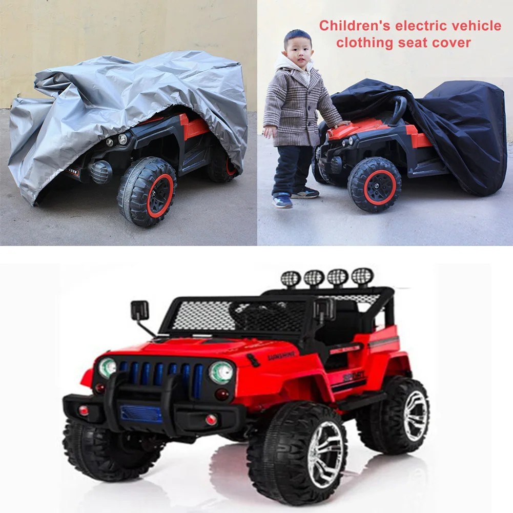 

Electric Vehicle For Kids Car Cover Easy Clean Foldable With Elastic Band Ride On Oxford Cloth Universal Fit Snow Protection