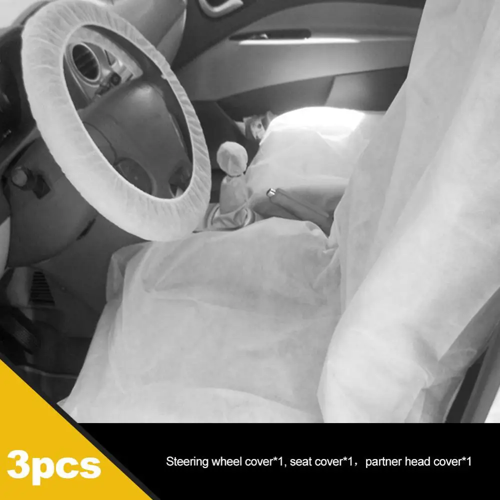 Одноразовые водонепроницаемые чехлы на сиденья протектор автомобильного чехол