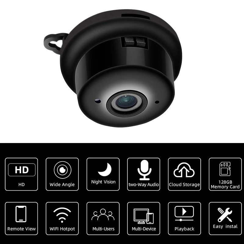 Беспроводная мини-камера видеонаблюдения V380 Wi-Fi 1080P HD |