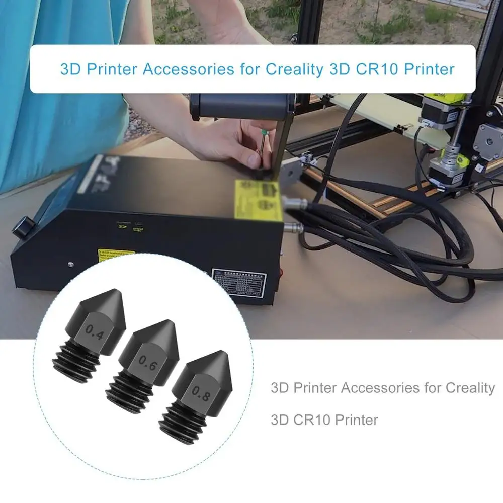Насадка из закаленной стали для Creality CR-10/Ender3 Anet/Makerbot 3d Принтер часть высокая