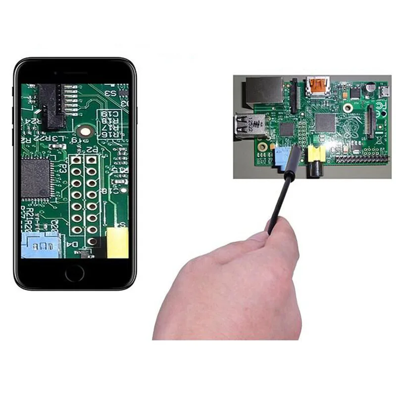 Wifi Endoscope Camera For Android / IOS 8mm 1200P Waterproof Hard Cable Pipe Inspection Mini | Инструменты