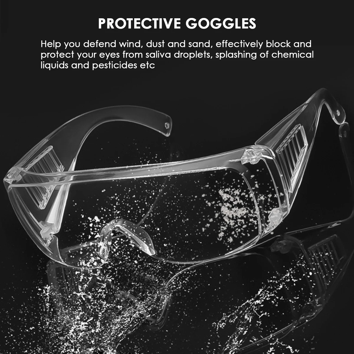 Пылезащитные ветрозащитные Защитные очки ударостойкие защитные с брызгами для