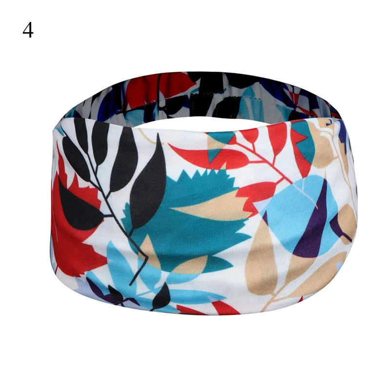 

Big Wide Cotton Headbands for women Hair accessories Bohemian Floral Hairbands Cross Turban Soft Sports Head Sweat Bands