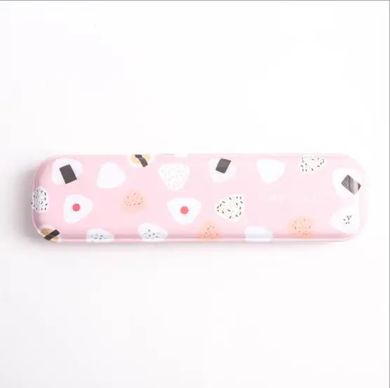 Минимализм железа Kawaii детские подарки металлический Железный симпатичный футляр для карандашей корейский маленький металлический канцелярский пенал для школьных принадлежностей Горячие S