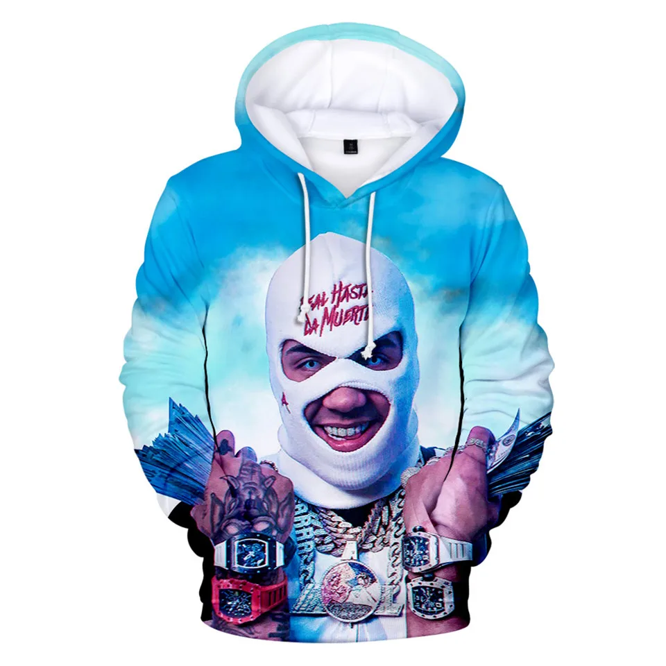 New Anuel AA 3d Print Hoodies Boys Girls Fashion Real Hasta La Muerte Kids Hoodie Sweatshirt Streetwear Coat Clothes Oversized