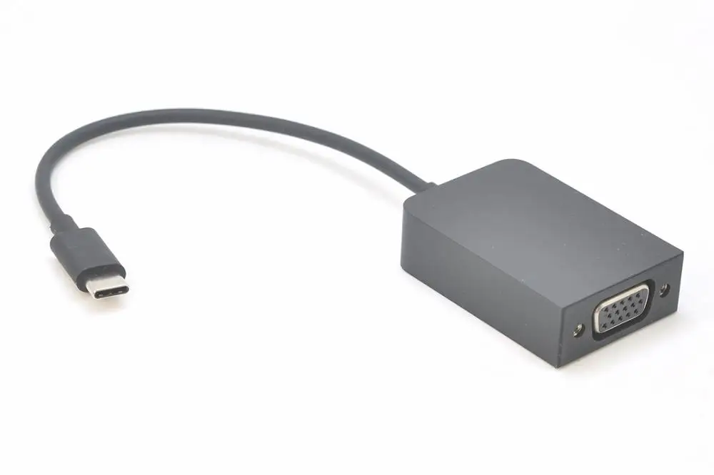 Новый адаптер для Microsoft USB-C 3.1 Type-VGA Женский конвертер передачи видео 1080P Surface Book 2